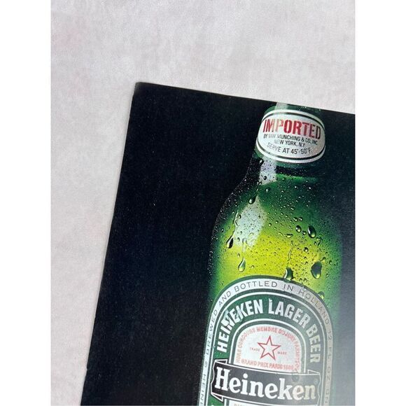 1987 Vintage Original Print Ad Heineken Beer America’s Largest Selling Imported - Picture 5 of 6